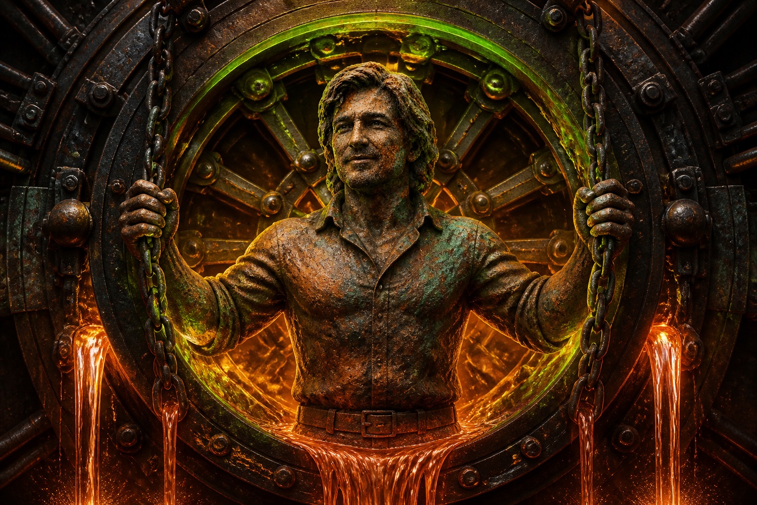 Copper Vlad inside the forge vault